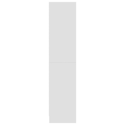 3-poziomowy regał na książki, biały, 60 x 24 x 109 cm