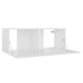 Szafka TV, biała, 80x30x30 cm, materiał drewnopochodny