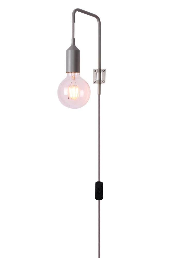 Kinkiet szary z kablem lampa Laren Ledea 50401192