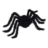 Dekoracja Pająka na Halloween 6 pcs Czarny 75 cm