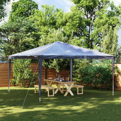 vidaXL Namiot imprezowy, 4 x 4 m, niebieski
