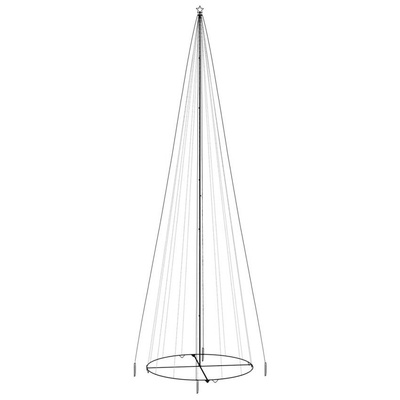 vidaXL Choinka stożkowa, 1134 kolorowych diod LED, 230x800 cm