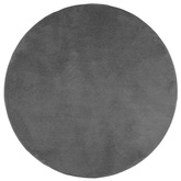 vidaXL Dywan OVIEDO z krótkim włosiem, antracytowy, Ø 80 cm