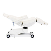 Fotel kosmetyczny elektryczny obrotowy Azzurro 873 pedi biały 144741
