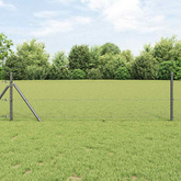 Ogrodzenie heksagonalne 0,8 x 100 m PVC Szary