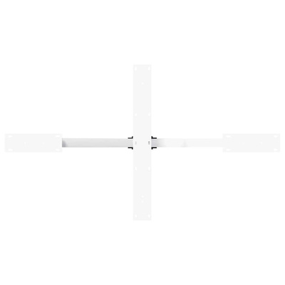 Noga do stołu jadalnego Pająk Kształt Biały 120x68x(72-73) cm Stal