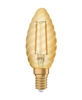 Żarówka led E14 1,5W 120lm 2400K vintage BW12 świeca Osram