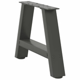 Nogi do stolika kawowego w kształcie litery A 2 szt. Antracyt 50x(30-31) cm Stal