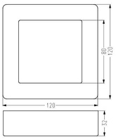 Oprawa Stropowa Candellux 2263779 Spn-06 Ip20 Led