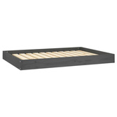 vidaXL Legowisko dla psa, szare, 101,5x74x9 cm, lite drewno sosnowe
