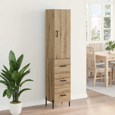 Highboard Dąb rzemieślniczy 34,5 x 34 x 180 cm