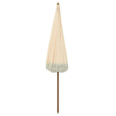 Parasol plażowy Żółty i Biały 205 x 205 x 210 cm