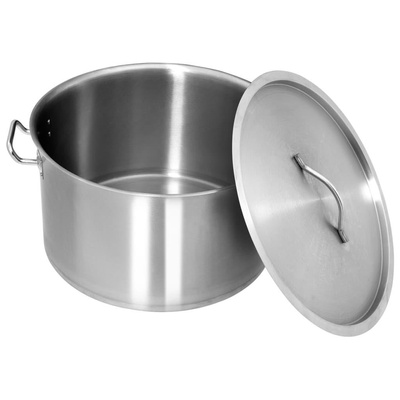 vidaXL Garnek, 44 L, 45 x 28 cm, stal nierdzewna