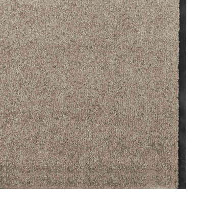 Dywanik wejściowy Beżowy i czarny 120 x 400 cm 100% poliamid