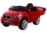 Auto na Akumulator BMW X6 Czerwony Skóra, EVA