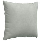 Poduszki na sofę 2 pcs Jasnoszary 50 x 50 cm Tkanina sztruksowa