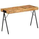vidaXL Biurko z litego drewna mango, 118 x 50 x 75 cm