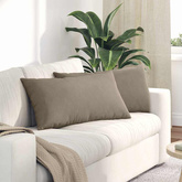 Poduszki na sofę 2 pcs Ciemnoszary 80 x 40 cm tkanina