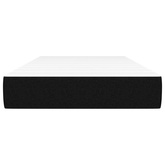 Materac kieszeniowy, czarny, 90x200x20 cm, tkanina