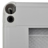 Plisowana moskitiera okienna z roletą, aluminium, 80x120 cm