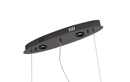 Designerska Lampa Wisząca czarna Swarovski Adani AD218