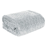 Koc Zoe srebrny 150x200