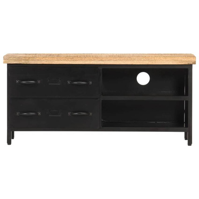 vidaXL Szafka pod TV, 90x30x41 cm, surowe drewno mango
