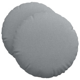 Poduszki na siedziska 2 pcs Jasnoszary ?50 x 19 cm tkanina
