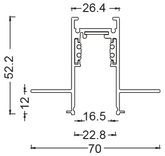 Szyna magnetyczna Abigali LWQ-1M-TRIM Magneto