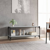 vidaXL Szafka pod TV, szary dąb sonoma, 100x33x41 cm