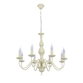 Lampa wisząca kremowa 8xE14 Bellagio 38-96510