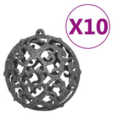 vidaXL Sztuczna choinka z lampkami, bombkami i szyszkami, 210 cm wariant 5