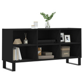 vidaXL Szafka pod TV, czarna, 103,5x30x50 cm, materiał drewnopochodny
