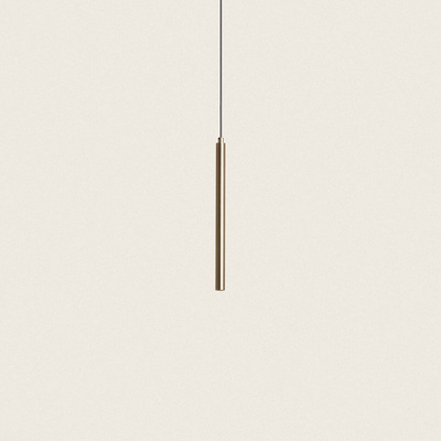 Lampa Wisząca tuba złota 3W 3000K Abruzzo Spoti