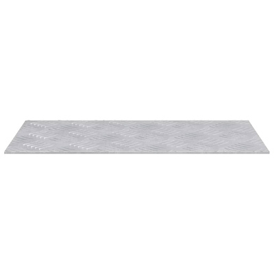 Stopień Prostokątny 4 pcs Srebrny 50 x 25 cm Aluminium
