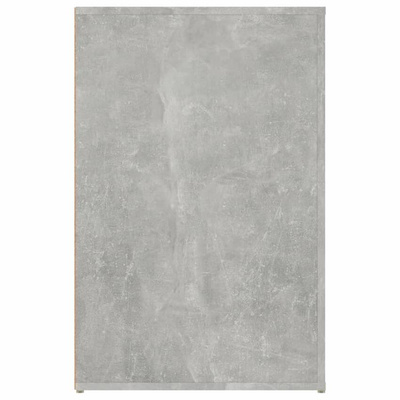 vidaXL Biurko, szarość betonu, 100x49x75 cm, materiał drewnopochodny
