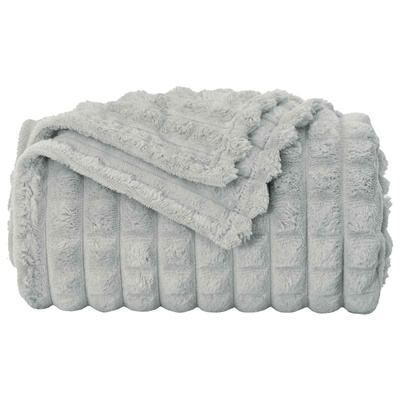 Koce narzutowe 6 pcs Szary 150 x 130 cm Polar