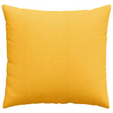 Poduszki na sofę 2 pcs Jasnożółty 45 x 45 cm Tkanina sztruksowa