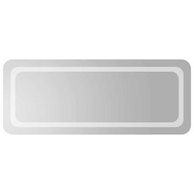 Lustro łazienkowe z LED, 100x40 cm