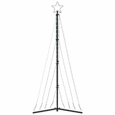 Choinka LED 339 LED Zimna biel 187 cm