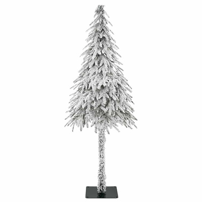 Sztuczna choinka Biały 86 x 86 x 210 cm Polietylen i metal