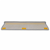 Maty na schody 15 szt. 65x21x4 cm Jasnoszary prostokątny brzeg