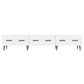 vidaXL Szafka pod TV, biała, 150x36x30 cm, materiał drewnopochodny model standard