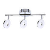 Lampa sufitowa THEMA listwa regulowana 3-punktowa LED do salonu metalowa