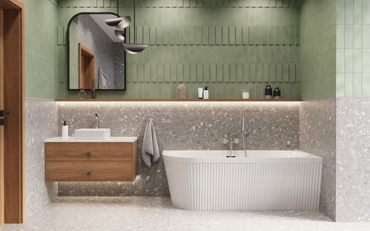 Zestaw natryskowy 1-punktowy alonia, chrom 1f AU-70-M01-V Invena