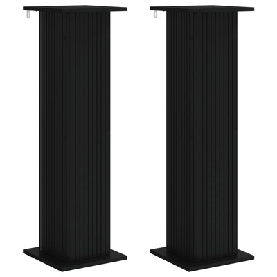 Stojak na rośliny 2 pcs Czarny 30,5 x 30 x 100,5 cm