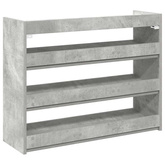 Półka na buty, betonowa szarość, 80x25x62 cm