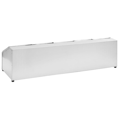 Ekspozytor z 5 pojemnikami GN 1/6, stal nierdzewna