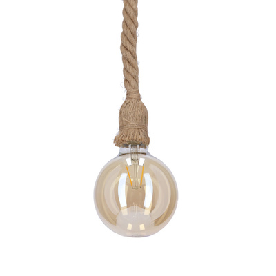 Zawiesie do lampy E27 100cm sznur brązowy 31-04888