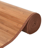 vidaXL Dywan prostokątny, naturalny, 100x400 cm, bambusowy